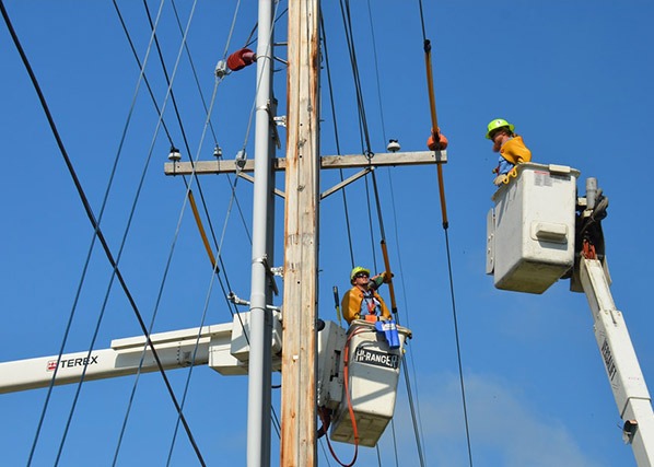 need of powerline relocation?